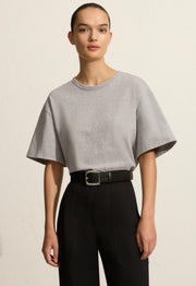 Circle Back Tee - Heather Grey - Matteau